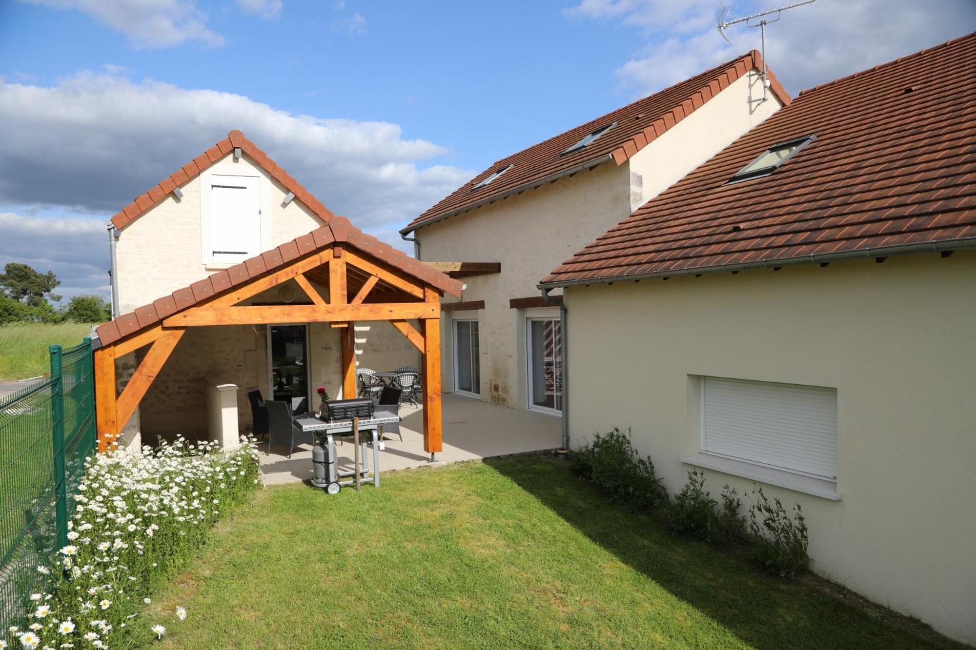 Gite Montgolfiere 6 Personnes Chatellerault Bagian luar foto